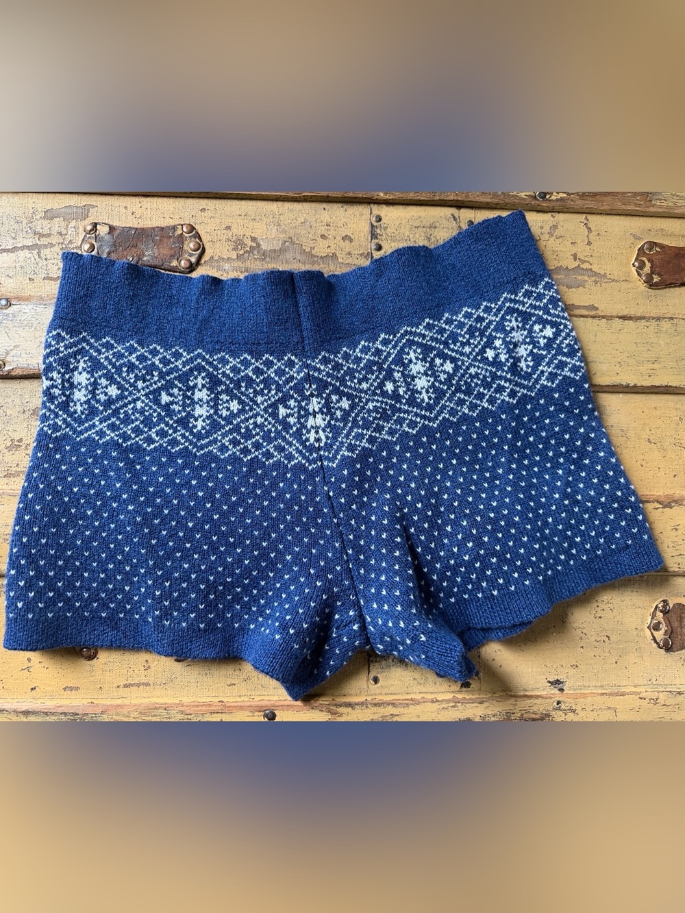 BOHO FAIR ISLE SWEATER SHORTS CHEEKY LOUNGEWEAR F21